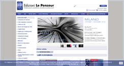 Desktop Screenshot of lepenseur.it