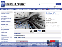 Tablet Screenshot of lepenseur.it
